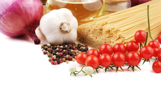 Assorted fresh ingredients